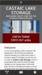Mobile Screenshot of castaiclakestorage.com