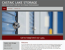 Tablet Screenshot of castaiclakestorage.com